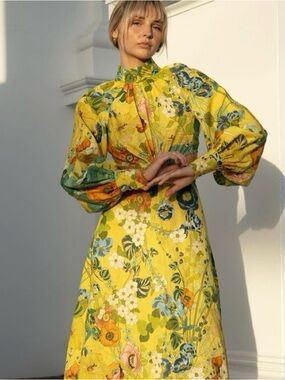 NWOT ALEMAIS CRESIDA CUTOUT MIDI DRESS US size 8